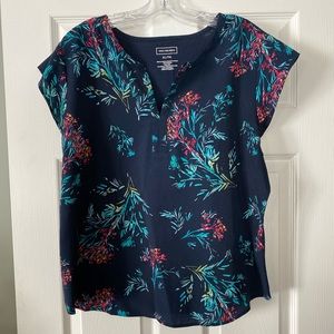 Van Heusen mixed media top.